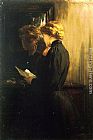 James Carroll Beckwith Wall Art - The Letter
